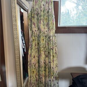 Taylor Pastel Floral Maxi Dress